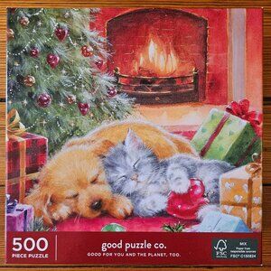 500 Piece Christmas Pets Puzzle by Good Puzzle Co.